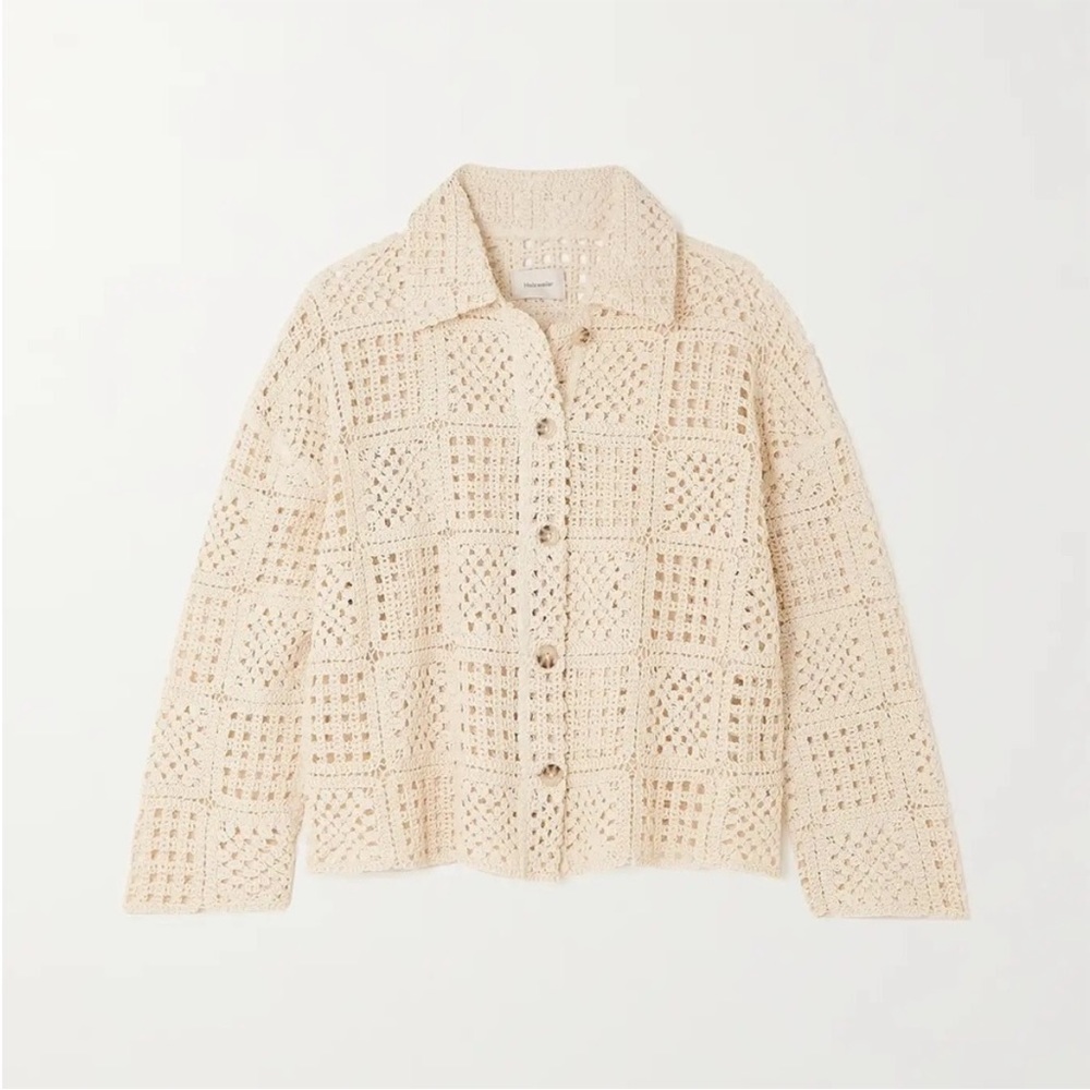Sold / Holzweiler Bridget crochet jacket in ecru - Picture 6 of 13
